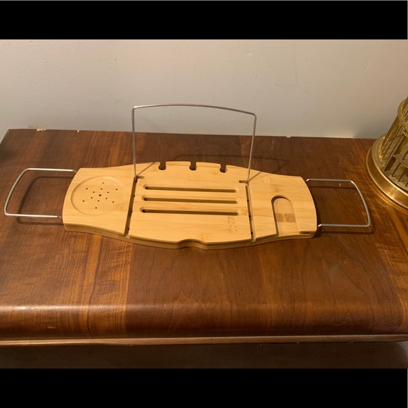 Umbra Bamboo Bath Table/Tray & Caddy - Picture 4 of 7